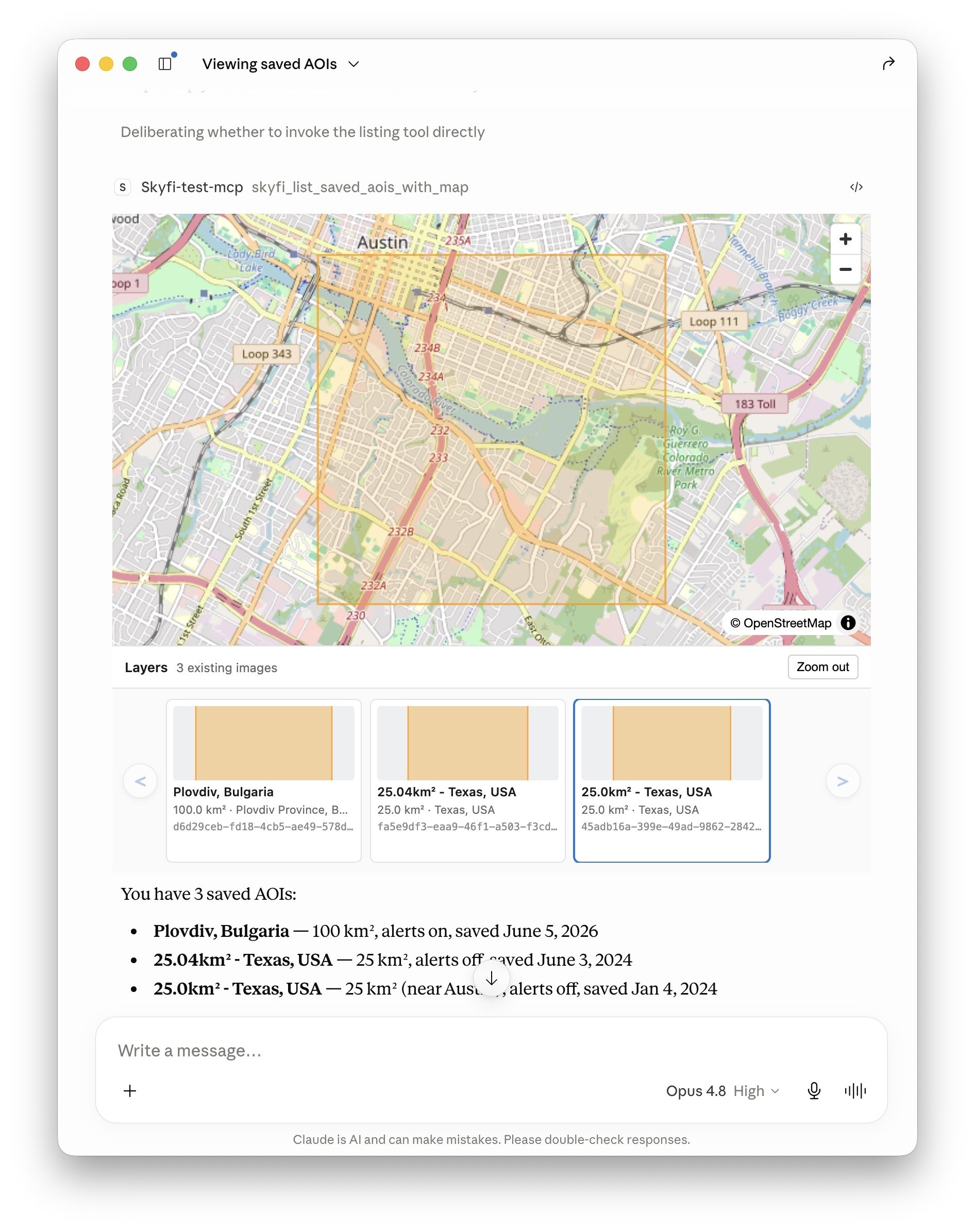 skyfi_list_saved_aois_with_map: saved AOIs on an interactive map
