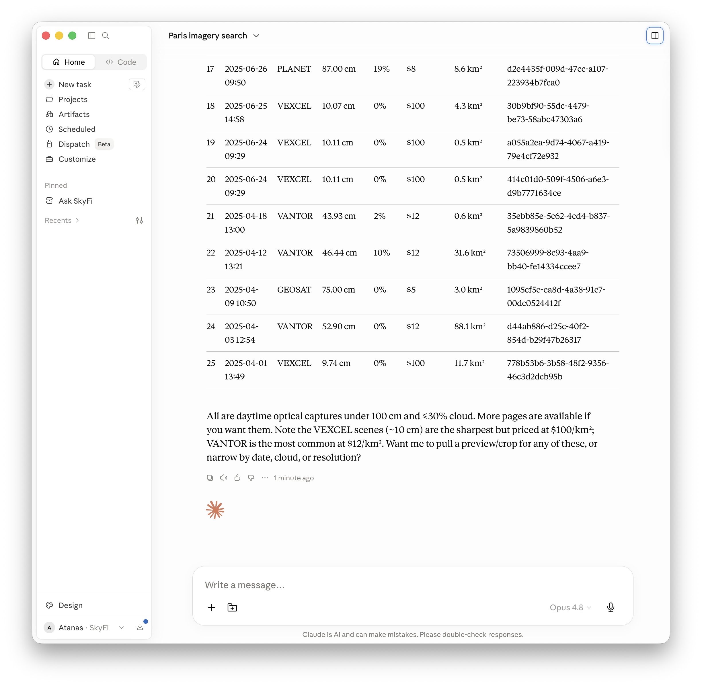 skyfi_search_archive: search results with previews and prices
